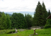 Hütte mit Hund-Weitblick PBF00198